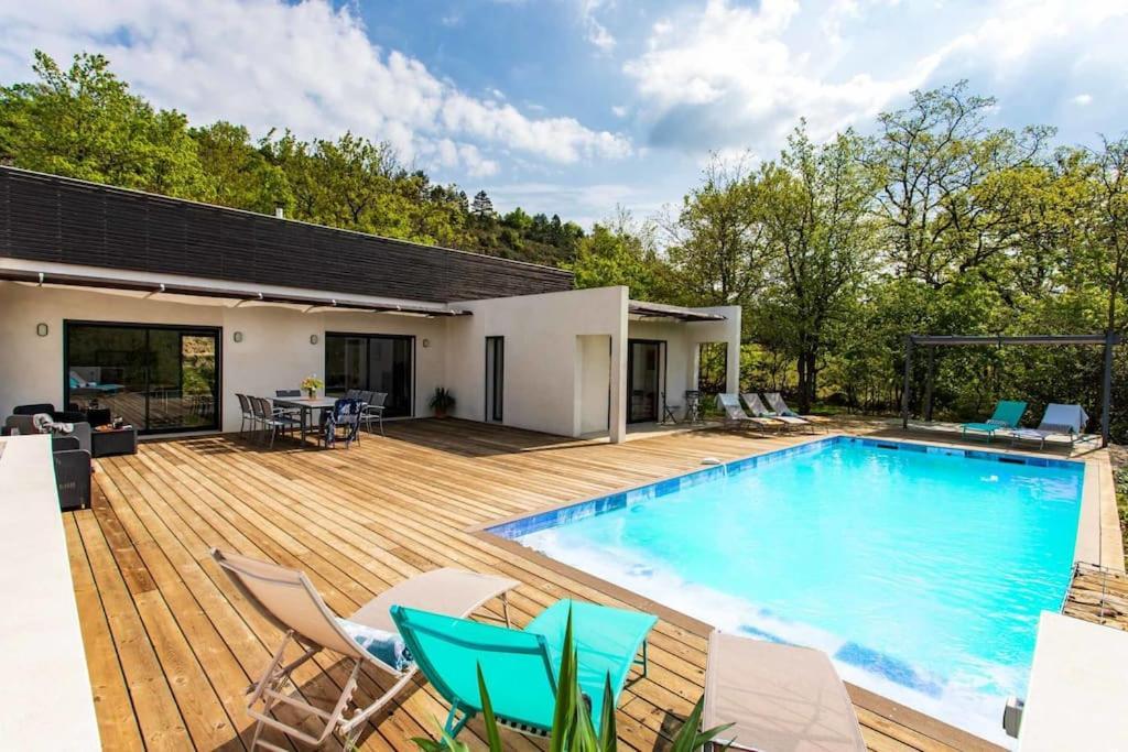 Villa Blanche, Contemporary, Cathars, Couiza, Carcassonne Dış mekan fotoğraf